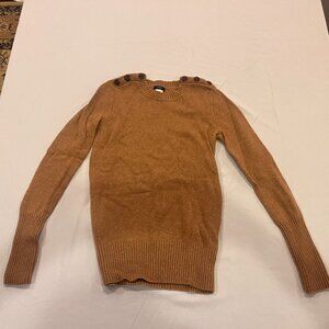 J. CREW Camel Sweater Size XS EUC Buttons